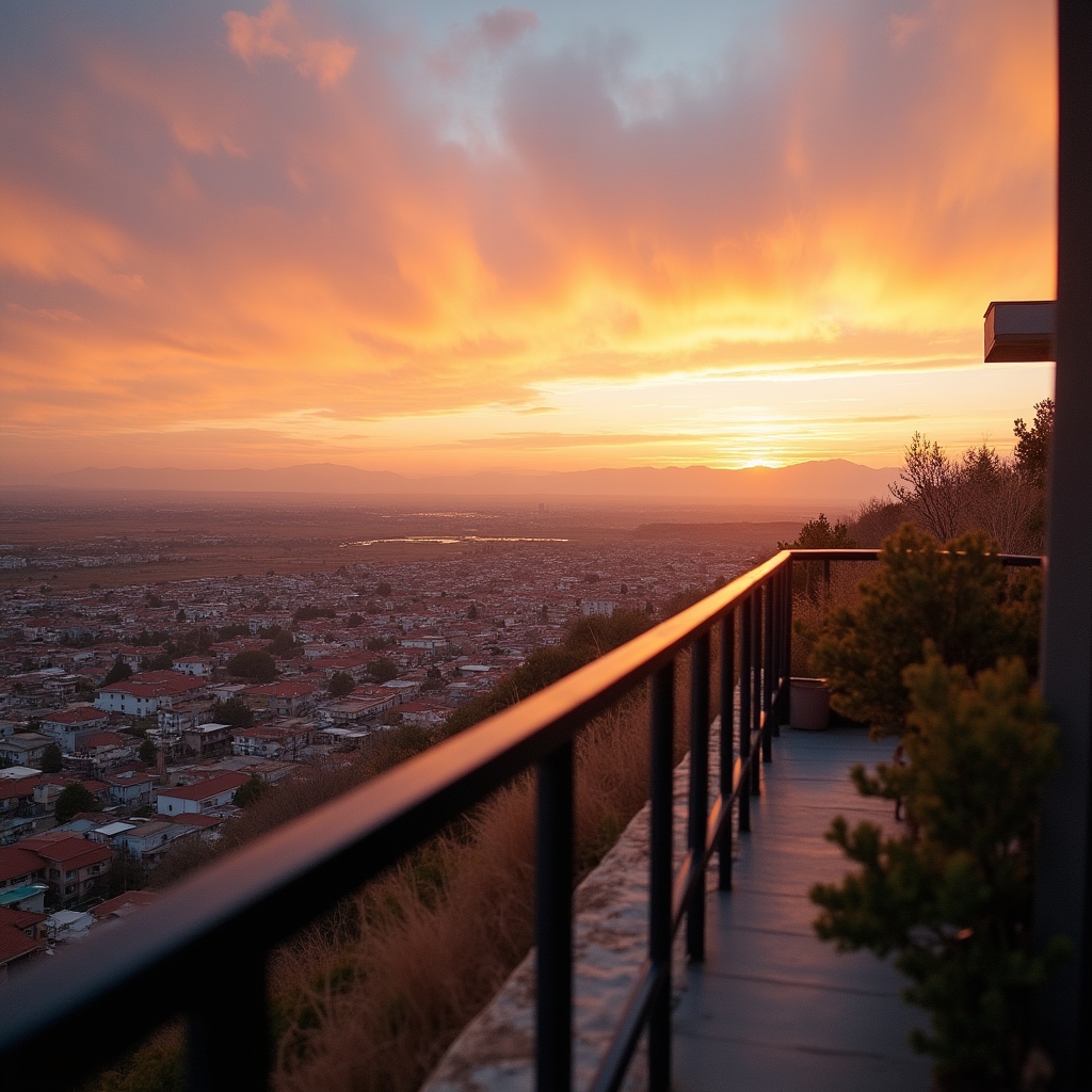 Vista de la ciudad de Neuquén desde una altura